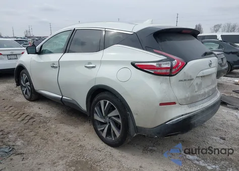 2017 Nissan Murano Platinum z USA, uszkodzony, nr VIN 5N1AZ2MH7HN116036